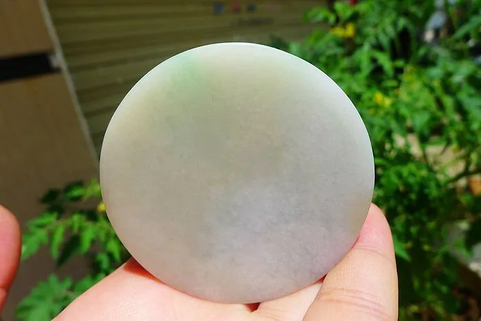 Natural Jade Rough Jadeite Raw (133g,5.5X5.5X1.6cm)