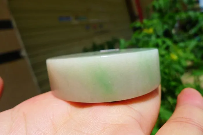 Natural Jade Rough Jadeite Raw (133g,5.5X5.5X1.6cm)