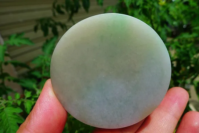 Natural Jade Rough Jadeite Raw (133g,5.5X5.5X1.6cm)