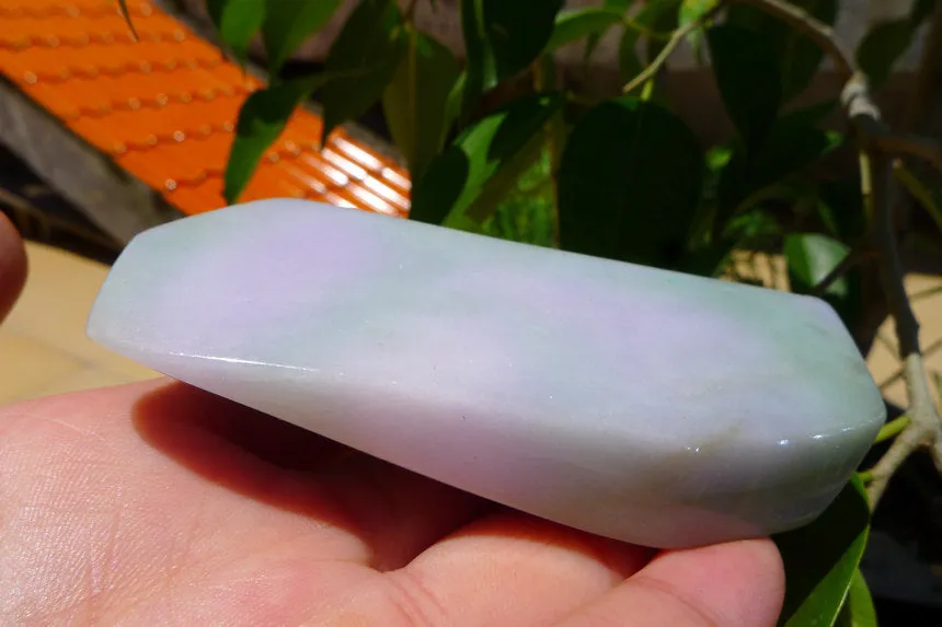 Natural Jade Rough Jadeite Raw (138g,8.6X3.4X2.1cm)