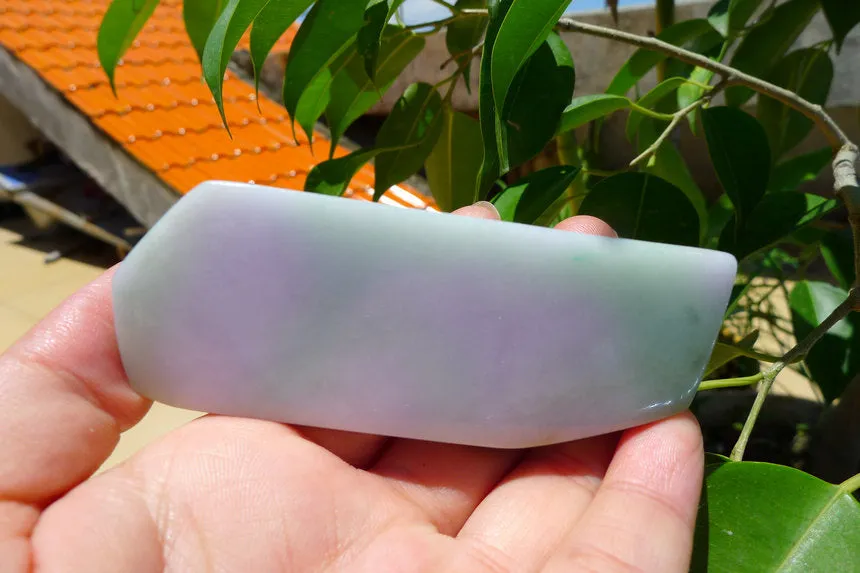 Natural Jade Rough Jadeite Raw (138g,8.6X3.4X2.1cm)