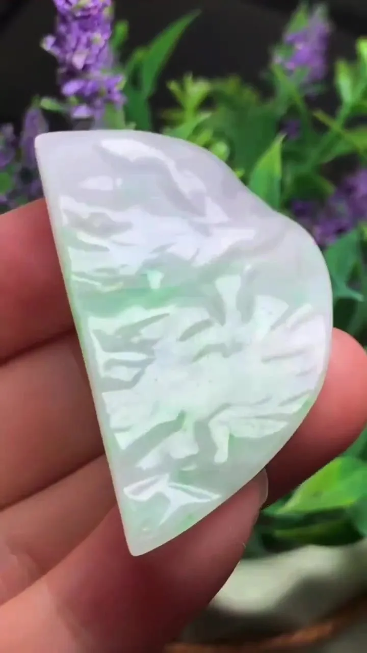 Natural Jade Rough Jadeite Raw (13g,5.1X2.9X0.6cm)-A1193