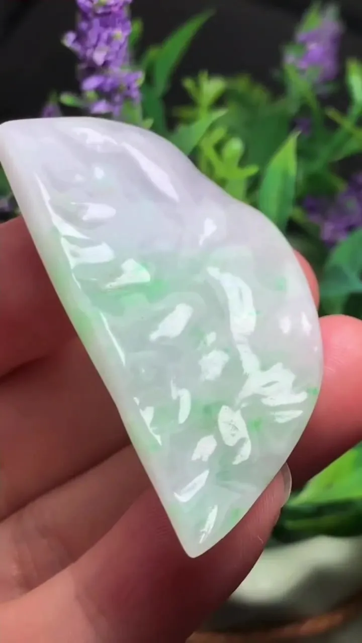 Natural Jade Rough Jadeite Raw (13g,5.1X2.9X0.6cm)-A1193