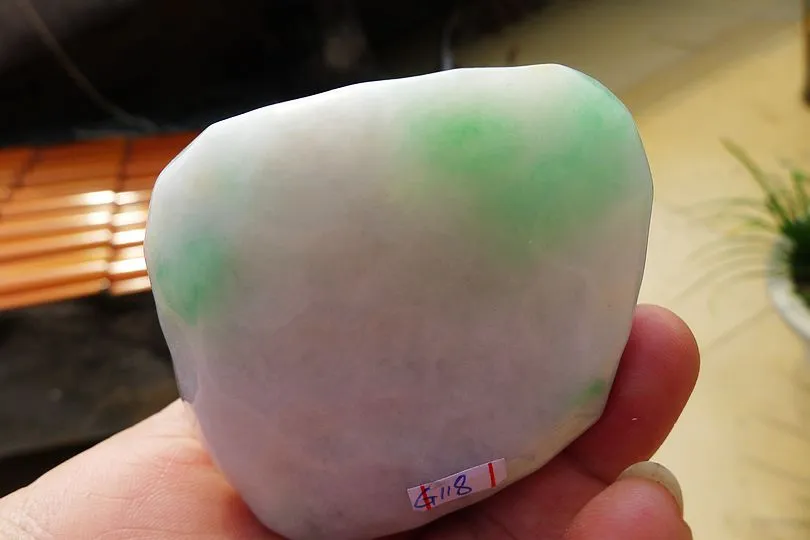 Natural Jade Rough Jadeite Raw (217g,6.3X5.5X3.5cm)