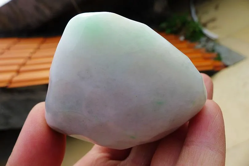 Natural Jade Rough Jadeite Raw (217g,6.3X5.5X3.5cm)