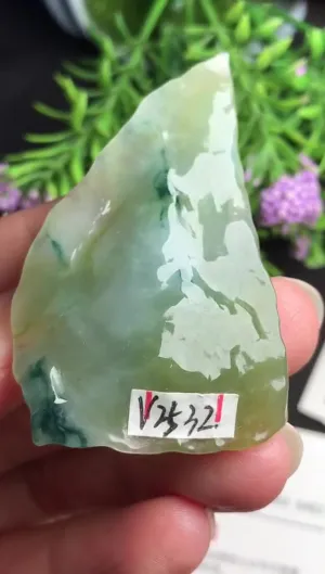 Natural Jade Rough Jadeite Raw (22g,4.9x3.1x1.1cm)-V2532