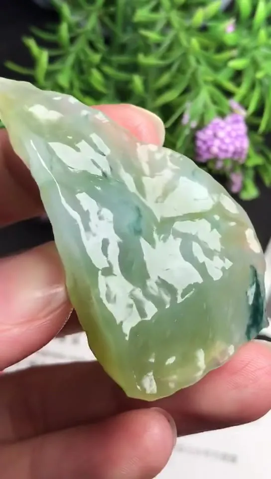 Natural Jade Rough Jadeite Raw (22g,4.9x3.1x1.1cm)-V2532