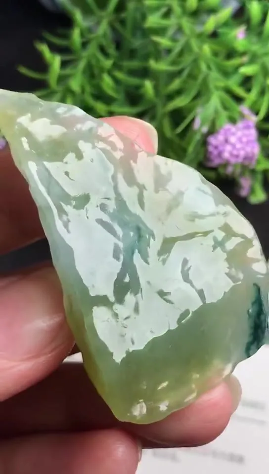 Natural Jade Rough Jadeite Raw (22g,4.9x3.1x1.1cm)-V2532