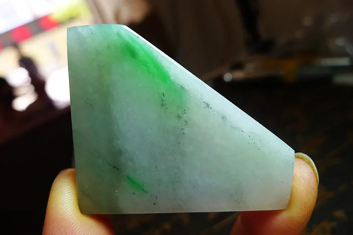 Natural Jade Rough Jadeite Raw (25g,4.6X3.9X0.55cm)