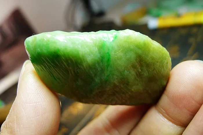 Natural Jade Rough Jadeite Raw (30g,5X3.1X1.1cm)