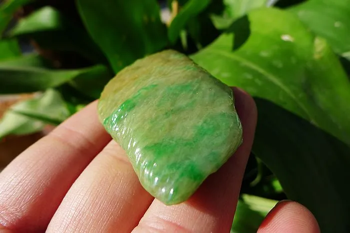 Natural Jade Rough Jadeite Raw (30g,5X3.1X1.1cm)