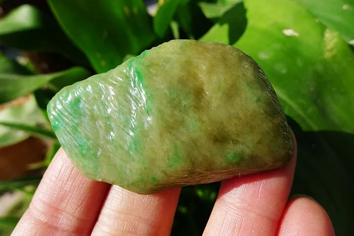 Natural Jade Rough Jadeite Raw (30g,5X3.1X1.1cm)