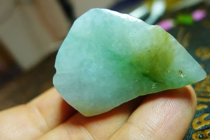 Natural Jade Rough Jadeite Raw (39g,4.2X2.8X2.6cm)