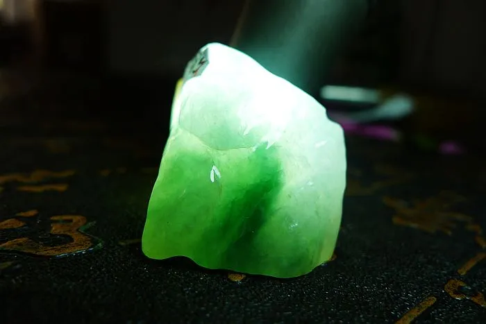 Natural Jade Rough Jadeite Raw (39g,4.2X2.8X2.6cm)