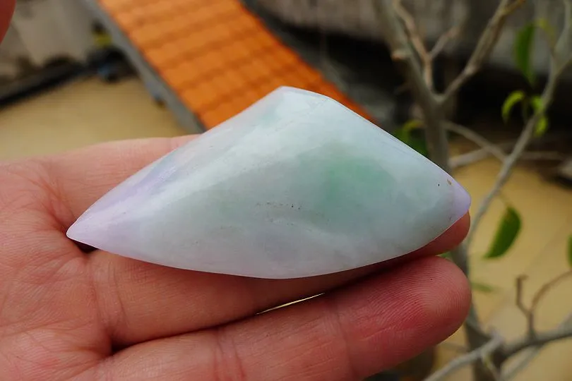 Natural Jade Rough Jadeite Raw (43g,6.2X3.9X1.65cm)