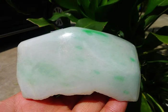 Natural Jade Rough Jadeite Raw (507g,10.5X7.5X3.7cm)