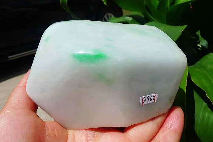 Natural Jade Rough Jadeite Raw (507g,10.5X7.5X3.7cm)