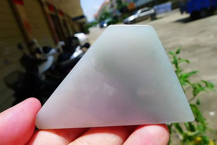 Natural Jade Rough Jadeite Raw (56g,6.8X4.2X0.85cm)