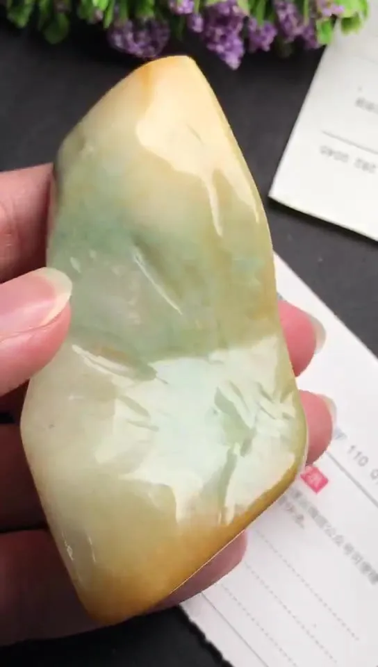 Natural Jade Rough Jadeite Raw (70X40X20mm)-S3045