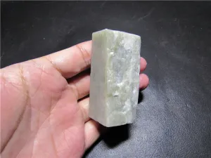 Natural Kunlun Jade Rough Nephrite Raw (120.01g, 63X29X26mm)