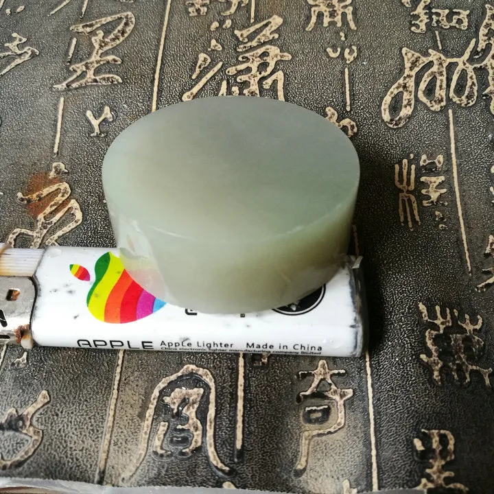 Natural Kunlun Jade Rough Nephrite Raw (120g, 5.2X5.2X1.9cm)