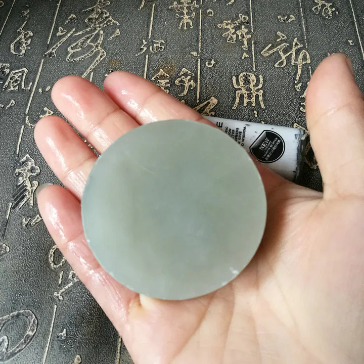 Natural Kunlun Jade Rough Nephrite Raw (120g, 5.2X5.2X1.9cm)