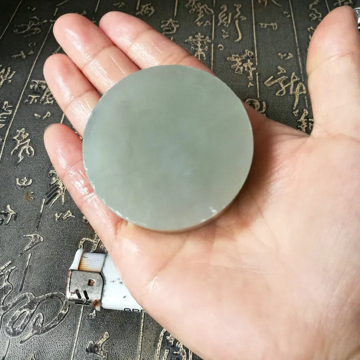 Natural Kunlun Jade Rough Nephrite Raw (120g, 5.2X5.2X1.9cm)