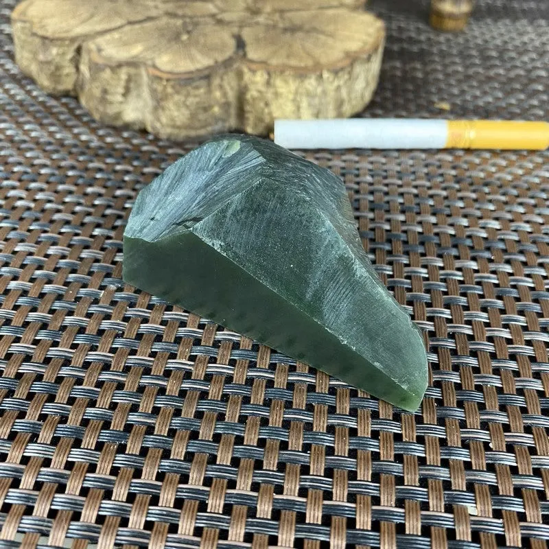 Natural Kunlun Jade Rough Nephrite Raw (145g,7.4X4.8X3.0cm)