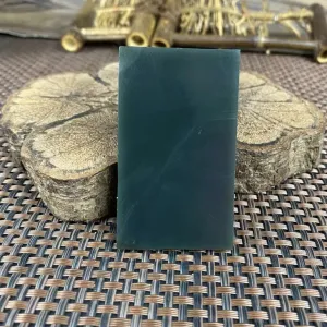 Natural Kunlun Jade Rough Nephrite Raw (38g,6.3X3.7X0.55cm)