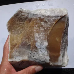 Natural Kunlun Jade Rough Nephrite Raw (4.72kg, 12X12X11cm)