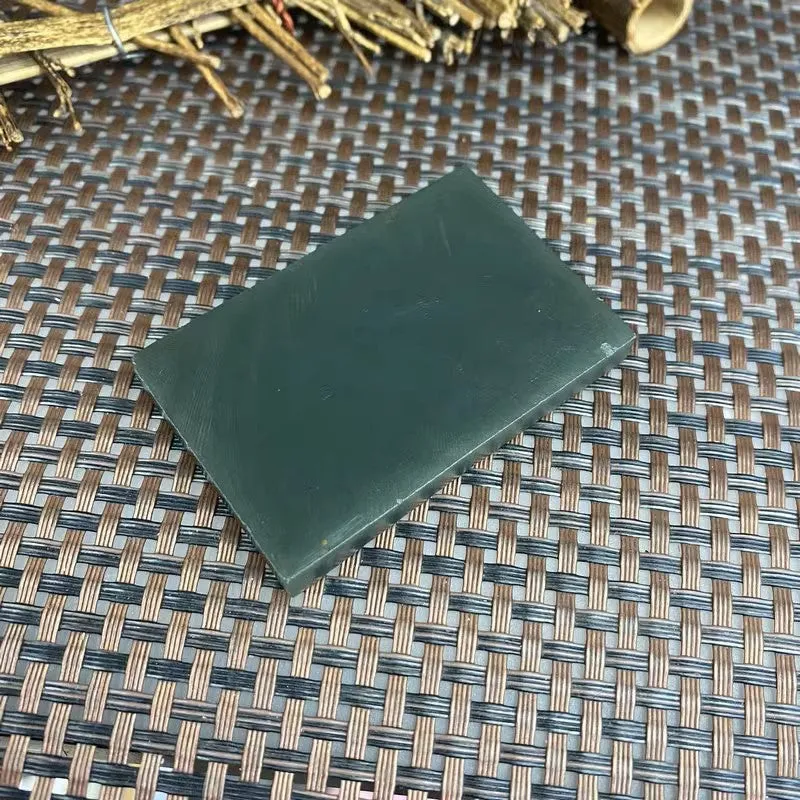 Natural Kunlun Jade Rough Nephrite Raw (53g,6X4X0.7cm)