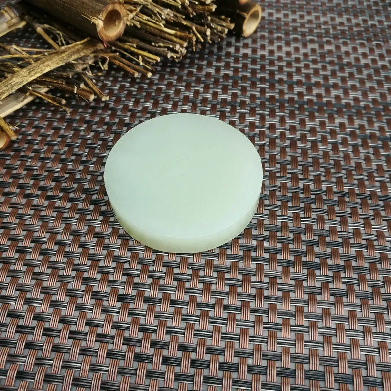 Natural Kunlun Jade Rough Nephrite Raw (72g,5.4X1.1cm)