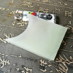 Natural Kunlun Jade Rough Nephrite Raw S-(112g, 6X6.2X0.9cm)