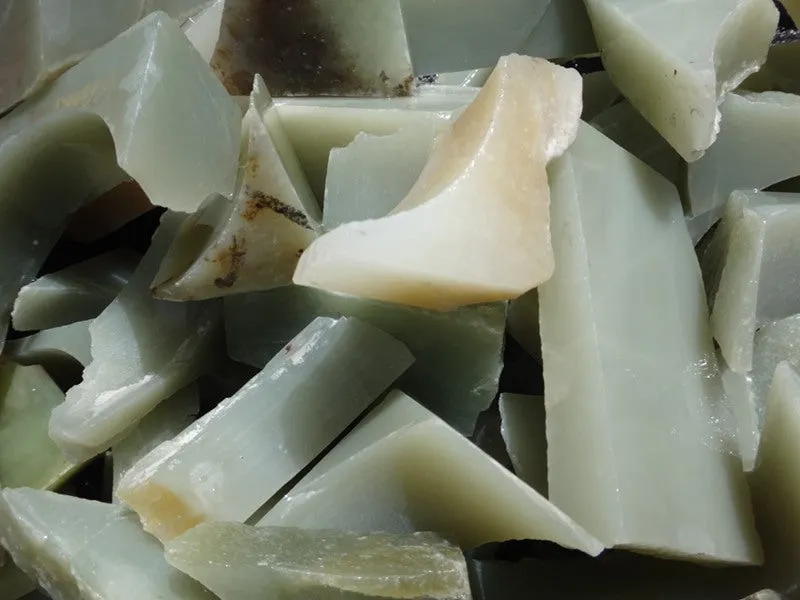 Natural Kunlun Jade Rough Nephrite Remains Around 10kg