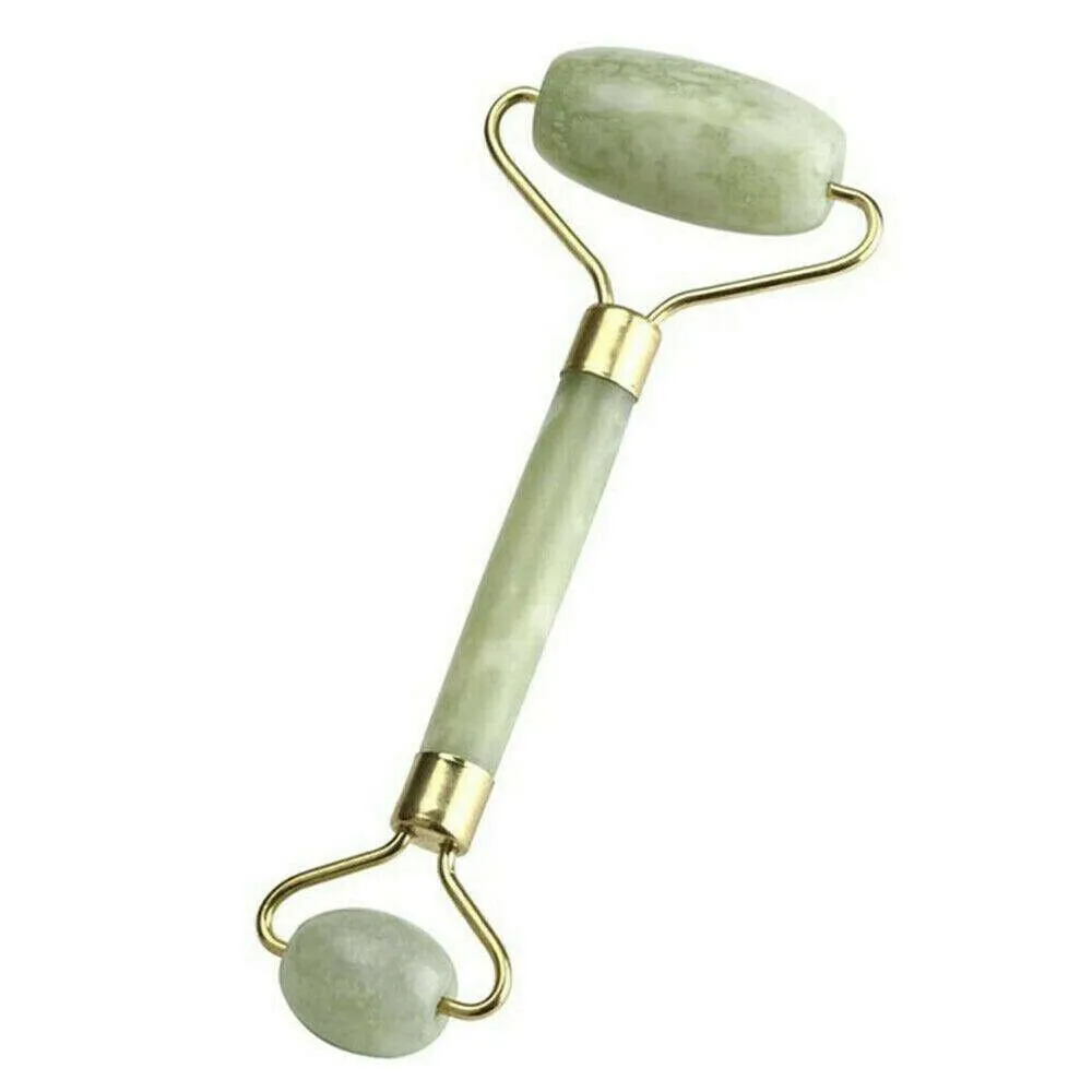 Natural Quartz Crystal Stone Facial Massage Roller