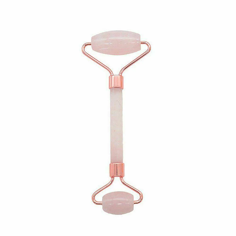 Natural Quartz Crystal Stone Facial Massage Roller