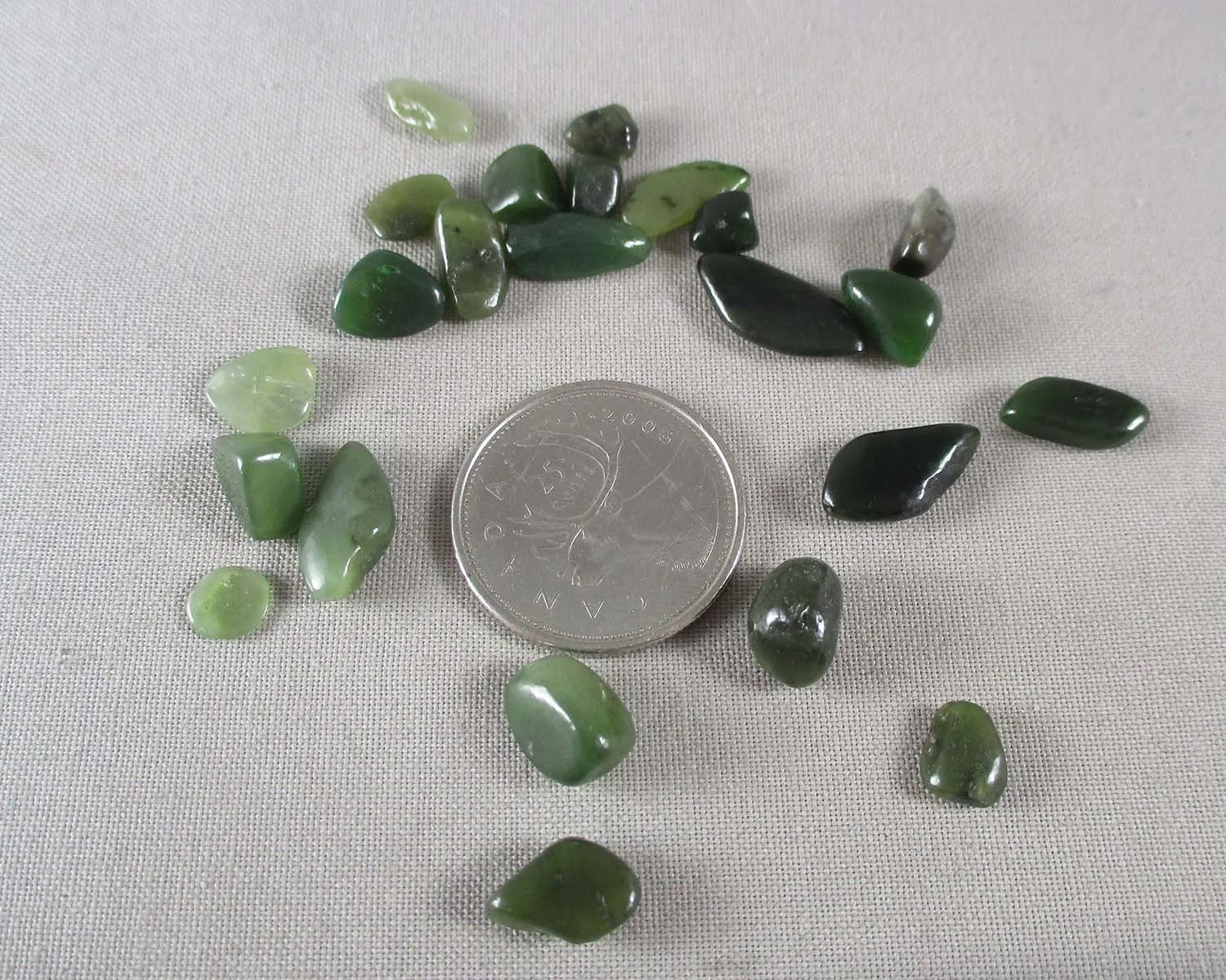 Nephrite Jade Large Chips (Undrilled) 100 grams (H021**)