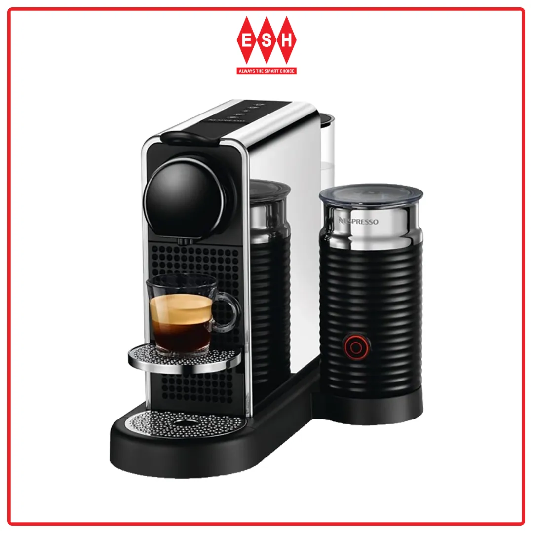 Nespresso CitiZ Platinum & Milk C145 (Stainless Steel) Coffee Machine