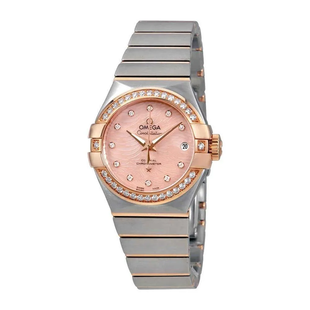 Omega Women's 123.25.27.20.57.004 Constellation Two-Tone 18kt Rose Gold and Stainless Steel Watch