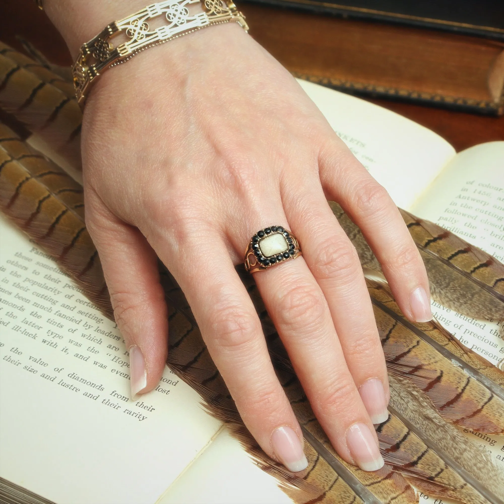 Once Precious Antique Georgian Mourning Ring