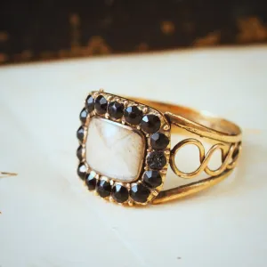 Once Precious Antique Georgian Mourning Ring