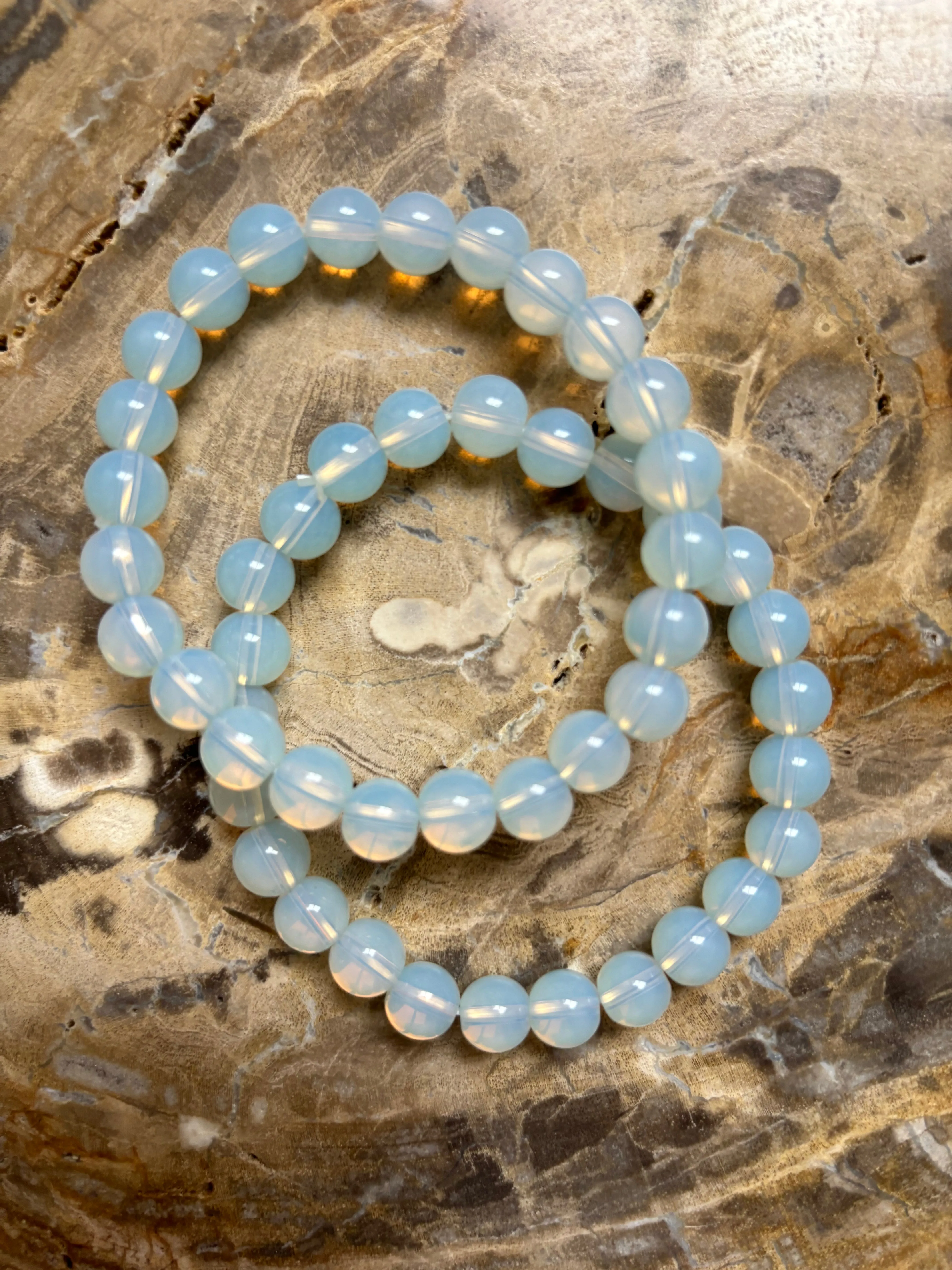 Opalite | Beaded Crystal Bracelet