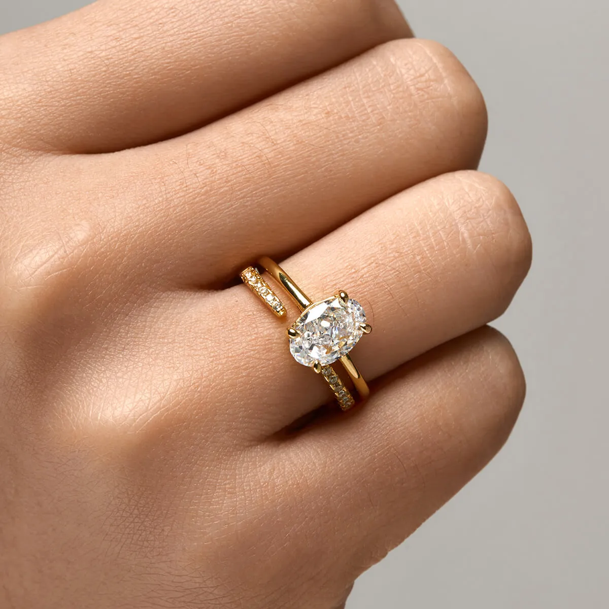 Oval Solitaire Ring