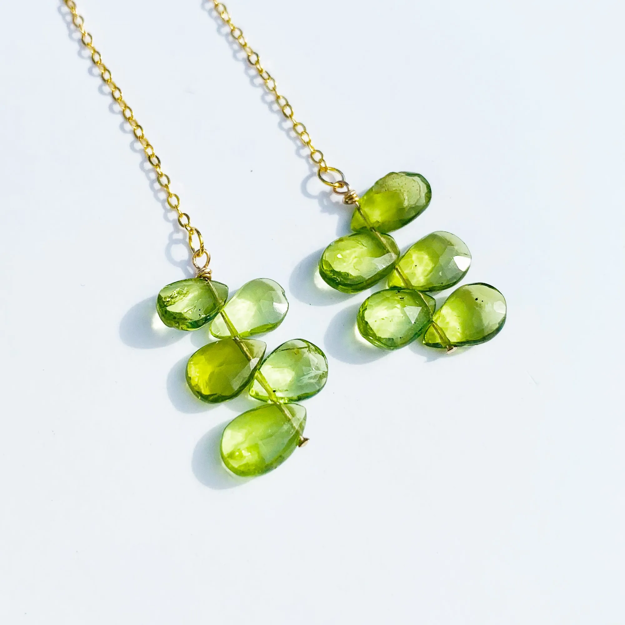 Peridot Gold Threaders