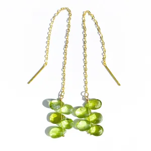 Peridot Gold Threaders