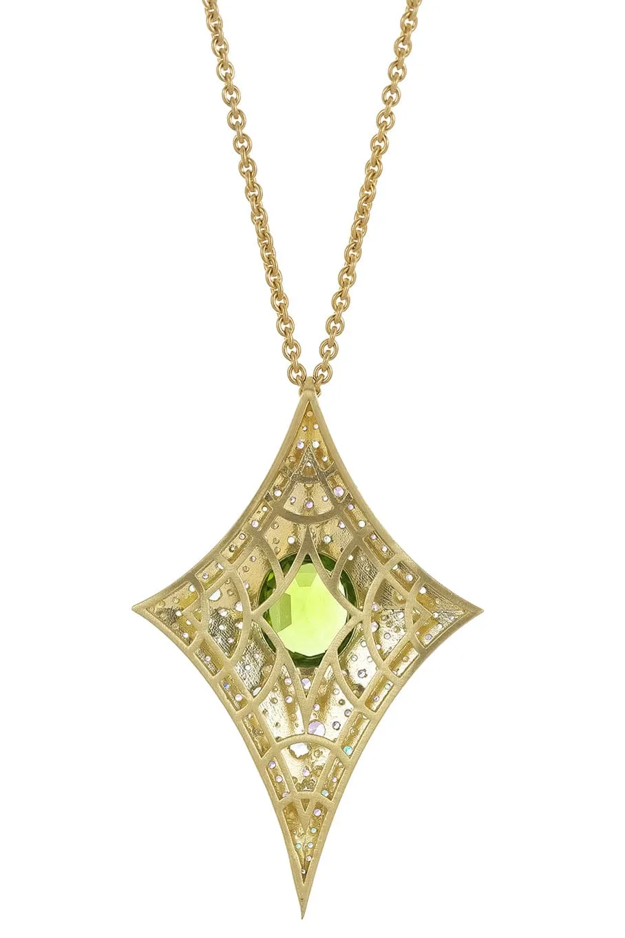 Peridot Kite Necklace