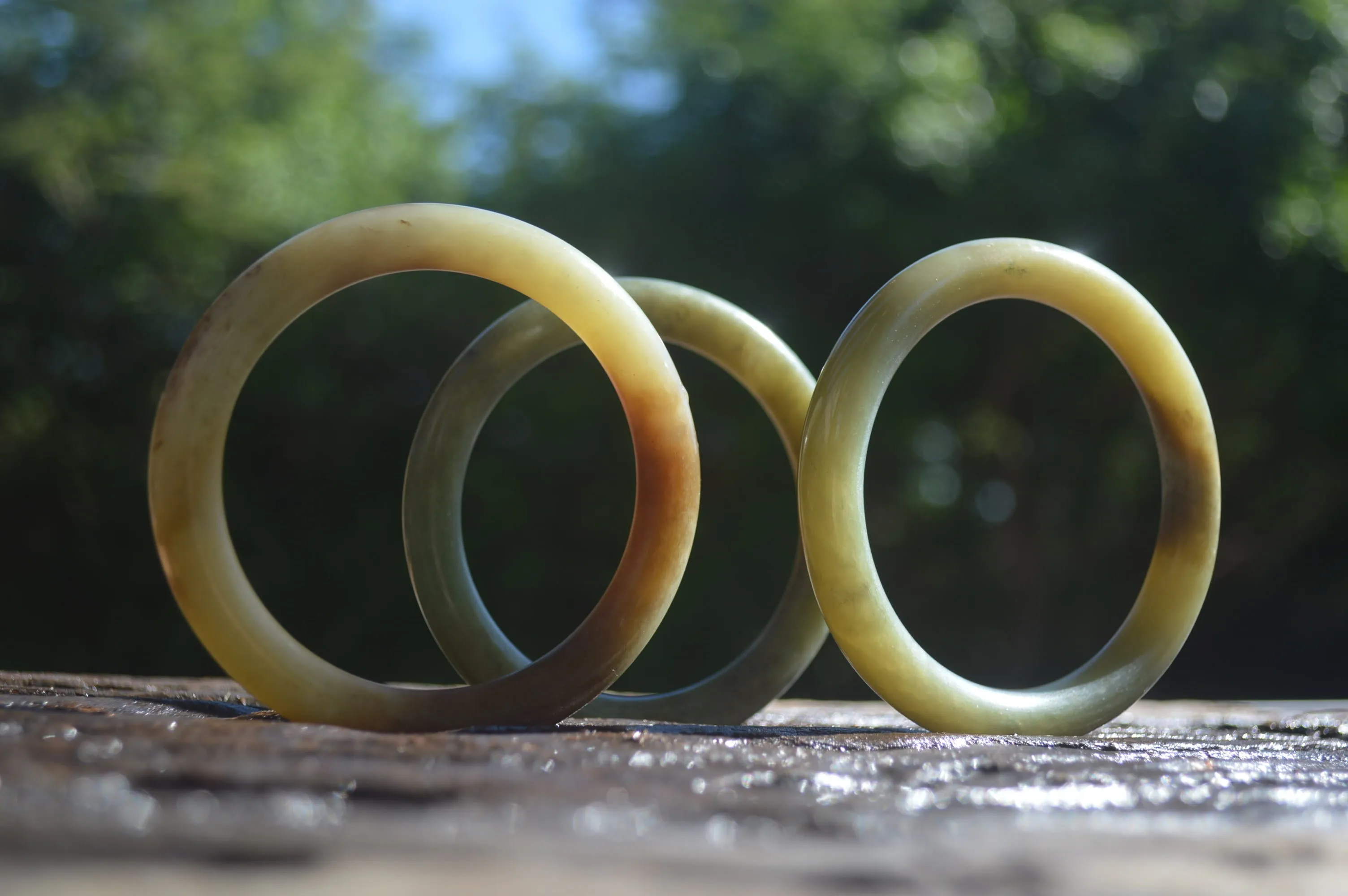 Polished Nephrite Jade Bracelets - Sold Per Item - From New Zealand