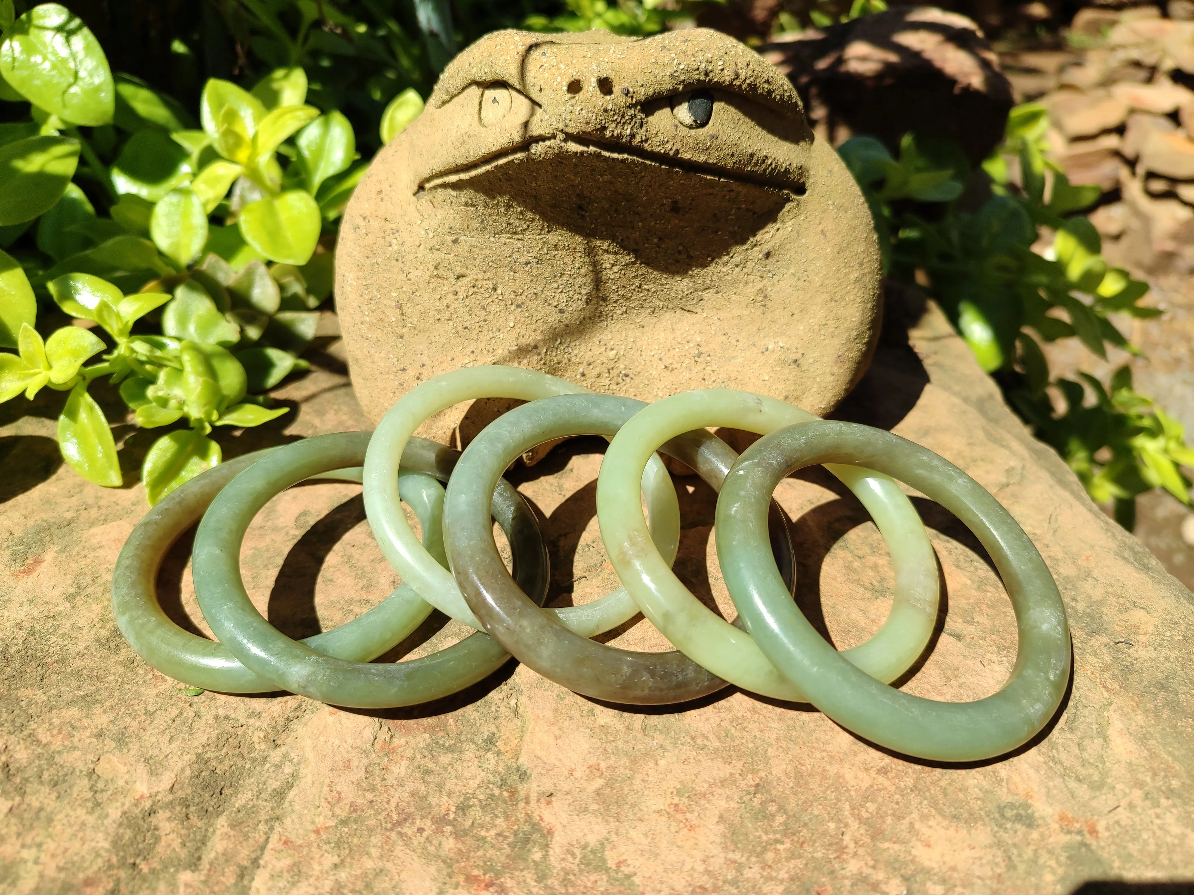 Polished Nephrite Jade Bracelets - Sold Per Item - From New Zealand