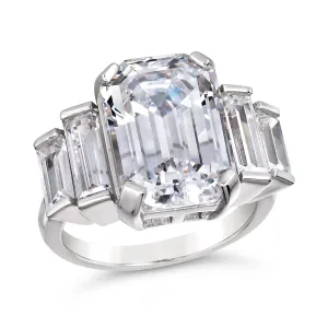 Princess Grace Emerald Cut Ring