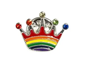 Rainbow Crown Pin